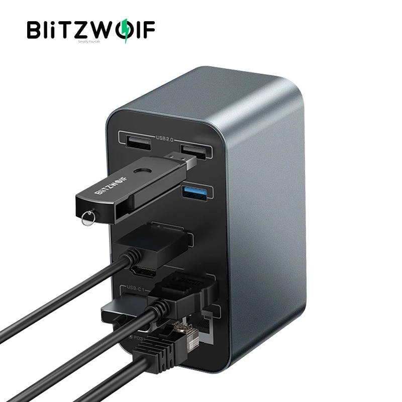 BlitzWolf BW-TH14 15-in-1 USB C ŷ ̼ HD 4K..